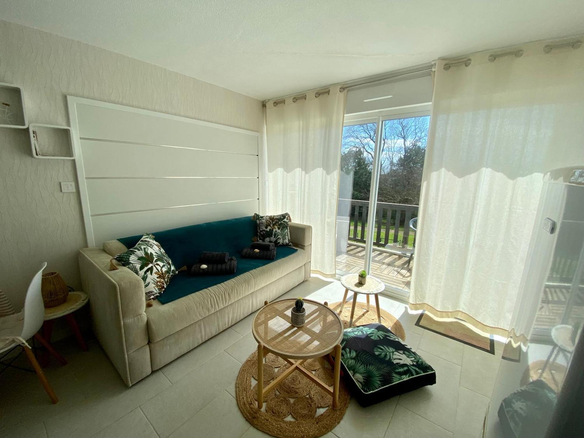 Studio Blue Horizon Vue Mer Guidel-Plage Ngoại thất bức ảnh